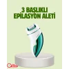 Çok Fonksiyonlu Epilatör 600mAh 90 Dakika Kullanım LED Metal Başlık Su Geçirmez