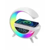 Çok Fonksiyonlu Kablosuz Şarjlı Saat Hoparlör RGB Işık ve Alarm Özellikli