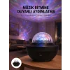 Çok Renkli Projektör Lamba Disko Topu Gece Lambası Kablosuz