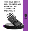 Çoklu Cihaz Uyumu ile Kablolu ve Kablosuz Şarj – Pratik Powerbank
