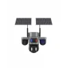Çoklu Lensli 9MP Solar Güvenlik Kamerası 4G SIM Kart Destekli
