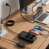 Çoklu Priz Uzatma Kablosu 4 Soket + 4 USB + 2 Type-C – Termal Akım Korumalı, Isıya Dayanıklı, Çocuk Korumalı Güvenli Priz 100-250V (5047)