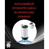 Damacana Üstü Akıllı Su Pompası | 3 Damacana Kullanım | 4W Güç | Micro USB Şarjlı | Katlanabilir & Taşınabilir