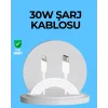 Dayanıklı TPE Lightning Kablo – 30W Hızlı Şarj ve Veri Transferi