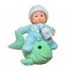 Decotown Hediyelik Sevimli Mavi Bebek Biblo Polyester Süs Eşyası