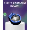 Dekoratif Çakmaklı Küllük Kolay Temizlenebilir Metal