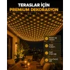 Dekoratif LED File Işık Ağ Tasarımlı Balkon Bahçe ve Oda Aydınlatması