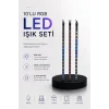 Dekoratif Ortam Aydınlatması RGB LED 10’lu Çubuk Seti