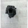 Dekoratif Siyah Ayı Duvar Heykeli Asılabilir Hediyelik 25x19 cm