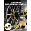 Derinlemesine Temizlik İçin Dayanıklı Kıllı Matkap Fırçası Başlığı