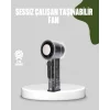 Dijital Ekranlı Şarjlı Mini Fan 100 Kademeli Hız Ayarı