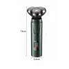 Dijital Göstergeli 3 Başlıklı Tıraş Makinesi Islak Kuru Lazer Öncesi Günlük