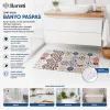 DİKDÖRTGEN DESENLİ 70 X 34 CM SU EMİCİ - SİHİRLİ KAYDIRMAZ BANYO - KÜVET PASPAS (5047)