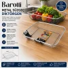 DİKDÖRTGEN -TEL SEPET METAL SÜZGEÇ (5047)