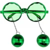 Disko Toplu Küpeli Parti Gözlüğü Yeşil Renk (5047)