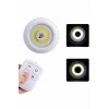 Dolap Işığı Mutfak Rafı Işığı Uzaktan Kumandalı 3 Lü Spot Led Lamba