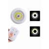 Dolap Işığı Mutfak Rafı Işığı Uzaktan Kumandalı 3 Lü Spot Led Lamba