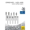 Dremel Uyumlu Mini Oyma Gravür Uç Seti – 10lu Tungsten Karbür, Ahşap/Metal/Plastik için