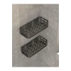Duş İçi Yapışkanlı Banyo Rafı 2’li Set Delme Yok Güçlü Yapışkan Bantlı Organizer