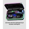E10 Powerbank Şarjlı Bluetooth 5.1 Kulaklık Spor ve Oyun İçin