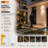 E27 - IP20 SOFT 0,4W - 50W ÇINAR SENSÖRLÜ LED APLİK DUVAR LAMBASI E2003-2 (5047)