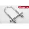 Ebru U Civata, Karşılık Demiri + Somunlu - M6x30 - 2 Set