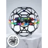 El Hareketi Kontrollü Futbol Topu Tasarımlı Drone LED Işıklı