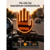 El Hareketiyle Kontrol Edilen 176 LED Amber Güvenlik Lambası