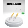Elektrik Test Kalemi Neon Işıklı Nikel Kaplama 110-220V Dirençli