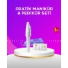 Elektrikli Manikür ve Pedikür Matkap Seti – Ayarlanabilir Hız, Ergonomik ve Sessiz