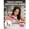 Elektrikli Profesyonel Manikür Pedikür Seti Değiştirilebilir Başlık Seçeneği Yeni Nesil