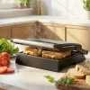 ELEKTRİKLİ TOST MAKİNESİ 4 DİLİM 180° AÇILIR ÜST GÖVDE = IZGARA KULLANIM 1000W SSM-2594 (5047)