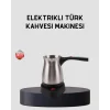 Elektrikli Türk Kahvesi Cezvesi 800W Kablosuz Döner Tabanlı