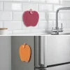 Elma Şekilli Silikon Bulaşık Yıkama Matı – Çok Amaçlı Mutfak ve Banyo Süngeri (5047)