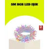 Enerji Tasarruflu Şeffaf Kablo 5 m 50 LED Dekor Işık