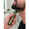 Erkek Bakım Tıraş Makinesi 1500 mAh Lityum Batarya 1 mm 2 mm 3 mm Taraklı