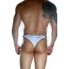 Erkek Beyaz Arkası Büzgülü Brazillian Slip