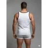 Erkek Beyaz Tank Top Boxer Takım