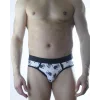 Erkek Fantezi El Desenli Jockstrap