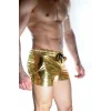 Erkek Gold Lame Short