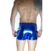 Erkek Mavi Lame Short