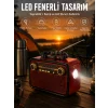 Eskitme Nostalji Tasarımlı Bluetoothlu Nostalji Radyo Ahşap Nostaljik Görünümlü