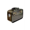 Eskitme Nostalji Tasarımlı Bluetoothlu Nostalji Radyo Ahşap Nostaljik Görünümlü