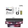 Esnek Katlanabilir Panel Led Cama Yapışır Uygulama İle Kontrol Dijital Tabela Kayar 60cm 16x96 Led