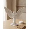 Estetik Melek Kadın Figürlü 3D Dekoratif Biblo Modern Salon Dekoru