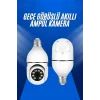 Ev Kamerası Wifi Kamerası Gece Görüşlü Akıllı Ampül Kamera