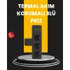 Ev ve Ofis İçin Akıllı Çoklu Priz 7 Girişli