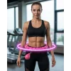 Evde Spor İçin Akıllı Hula Hoop Çemberi Bel İnceltici Mor