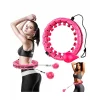 Evde Spor İçin Akıllı Hula Hoop Çemberi Bel İnceltici Mor
