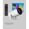 Full HD 4K Destekli Akıllı Projeksiyon – 130 inç Ekran, Uzun Ömürlü Ampul ve Çoklu Giriş